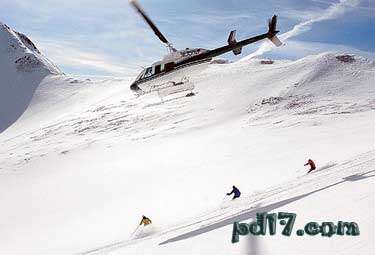 世界上最危险的运动Top9：直升机滑雪