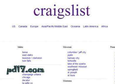 国外十大网站Top9：Craigslist