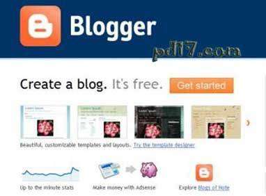 国外十大网站Top8：Blogger