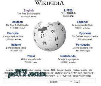 国外十大网站Top5：维基百科