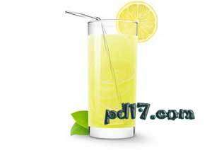 全球最受喜爱的十大饮品Top4：柠檬水