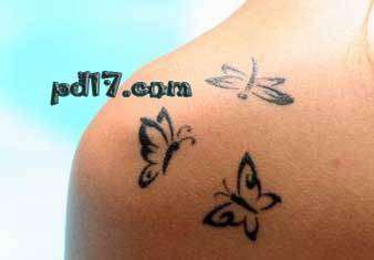 女性纹身的十大选择Top10：蝴蝶