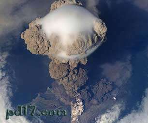 从太空中看到地球上的物体Top7：火山爆发