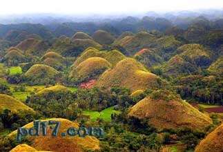 世界上独特风景的地区Top9：菲律宾巧克力山