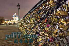 人们不知道的关于巴黎的事Top7：爱情锁的艺术桥