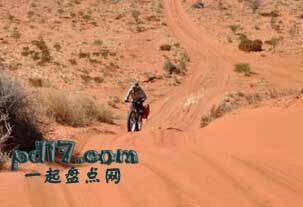 高难度的挑战Top4：辛普森沙漠自行车挑战赛