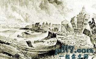 历史中最大的海啸Top3：1755年11月1日里斯本