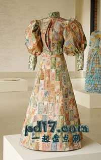 世界上知名的废物利用Top7：纸裙子