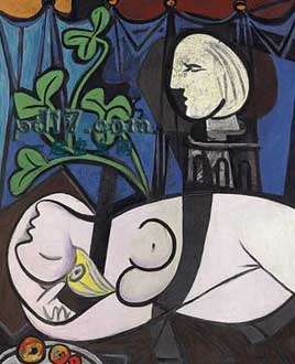 毕加索最贵的画作Top1：裸体，绿叶和半身像