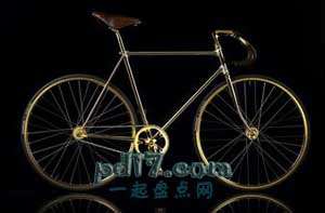 世界上最贵的自行车Top4：Auramania Crystal Edition金色自行车