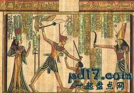 关于古埃及恐怖的事Top2：古埃及死刑罕见