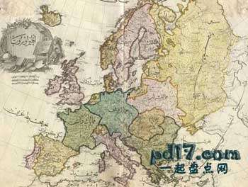 世界上最精致的地图Top9：The Cedid Atlas Tercumesi
