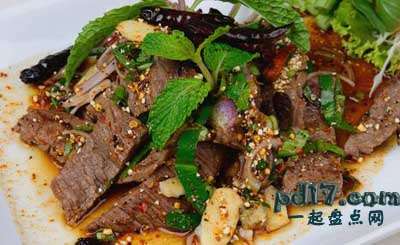 最好吃的泰国菜Top9：Yam Nua（香辣牛肉沙拉）