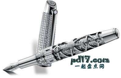 世界上最贵的钢笔Top2：Caran d’Ache 1010 Diamonds Limited Edition Fountain Pen