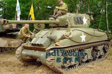第二次世界大战十大坦克排名Top10：M4谢尔曼坦克（美国）