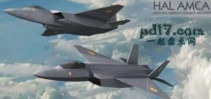世界第五代战斗机排名Top10：HAL AMCA - 印度