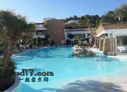 世界上最美丽的无边游泳池Top10：Hotel Hacienda Na Xamena酒店