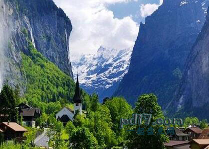 世界上最美的山谷Top1：瑞士Lauterbrunnen