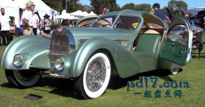 世界上最怪异的汽车Top8：Bugatti Type 57s Aerolithe