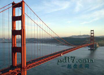 美国最著名的旅游胜地Top5：金门大桥