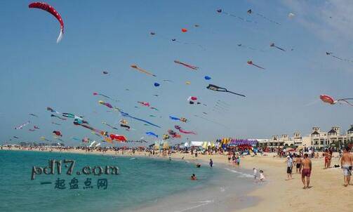 迪拜旅游的经典免费项目Top6：风筝海滩