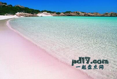 世界上的粉红色沙滩Top9：Spiaggia Rosa of Budelli