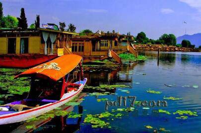 世界上最美的湖畔城市Top10：斯利那加 印度