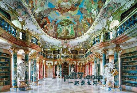 世界上环境最好的图书馆Top7：维布林根寺图书馆|德国