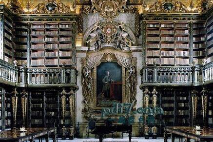 世界上环境最好的图书馆Top6：Biblioteca Joanina 科英布拉大学|葡萄牙