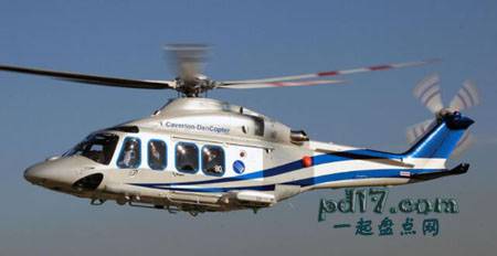 世界上最贵的直升机Top7：AgustaWestland AW139（1200万美元）