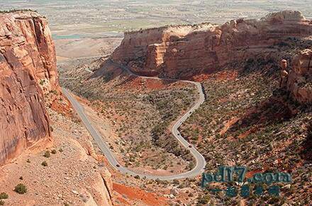 美国最佳的旅行公路Top9：恐龙钻石史前高速公路 CO-UT