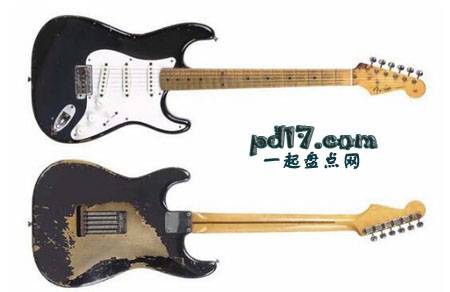 世界上最昂贵的乐器Top7：Blackie Stratocaster Guitar 959,500美元