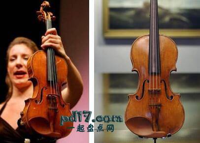 世界上最昂贵的乐器Top4：The Hammer Stradivarius 354.4万美元