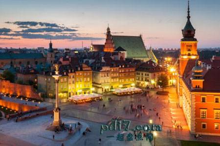 欧洲生活成本最低的城市Top10：华沙 波兰
