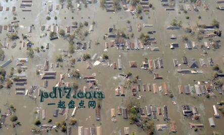 损失最大的自然灾害Top4：2005年卡特里娜飓风
