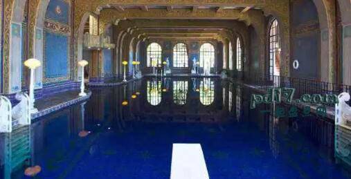 世界上最昂贵的游泳池Top5：赫斯特城堡泳池
