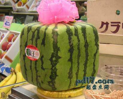 世界上最贵的水果Top6：方形西瓜（800美元/每个）