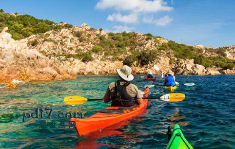 全球最佳的海上皮划艇地点Top8：意大利 撒丁岛