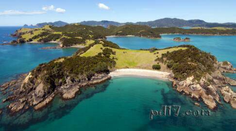 新西兰最热门的旅游景点Top9：群岛湾