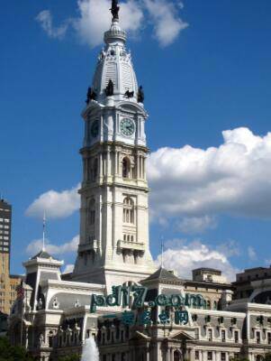 世界上最著名的钟楼Top2：费城市政厅 美国