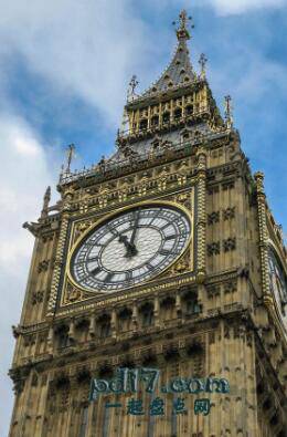 世界上最著名的钟楼Top1：伊丽莎白塔（大本钟） 英格兰