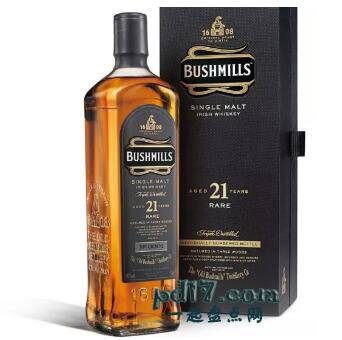 爱尔兰威士忌品牌Top9：布什米尔斯十年