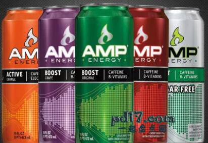 全球畅销能量饮料Top10：Amp（价格：$2.18）