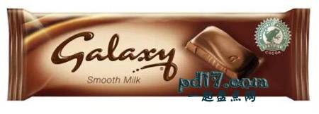 最受欢迎的巧克力品牌Top3：Galaxy（Dove）