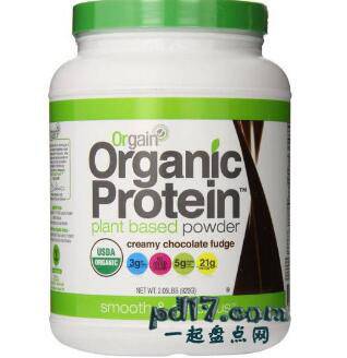 最好的蛋白粉品牌Top4：Orgain有机蛋白植物粉
