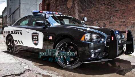 世界上警车最贵的国家Top10：美国Dodge Charger Police Interceptor：46,000美元