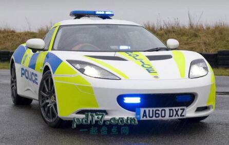 世界上警车最贵的国家Top9：澳大利亚和英国 Lotus Exige Cruiser：84,000美元