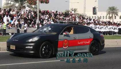 世界上警车最贵的国家Top6：卡塔尔 保时捷Panamera：175,000美元