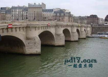 世界上最美的石桥Top7：巴黎，法国-PONT NEUF