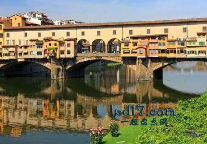 世界上最美的石桥Top4：佛罗伦萨，意大利-PONTE VECCHIO